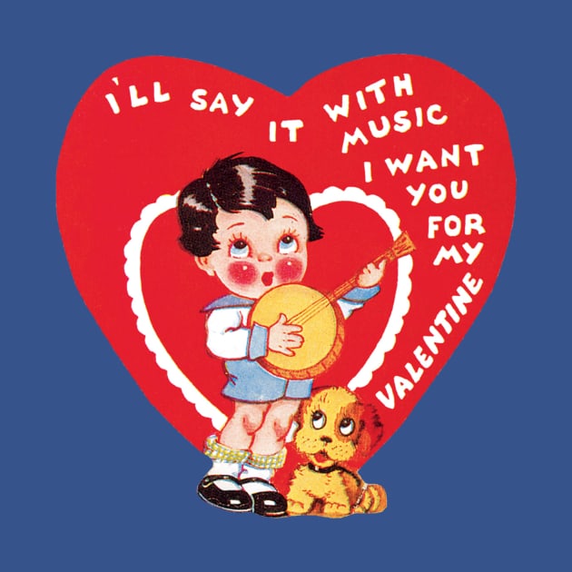 Retro Valentine's Day Heart by MasterpieceCafe