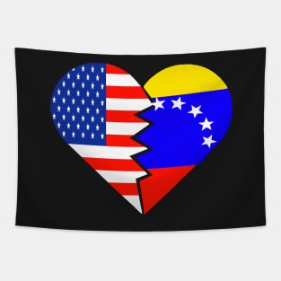 Venezuela USA Flag Spanish Venezuela Food Culture Tapestry