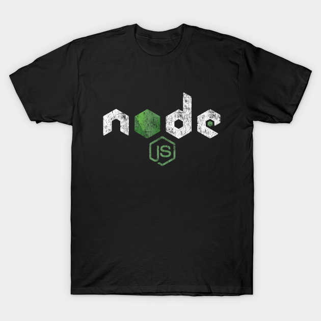 Vintage NodeJS JavaScript Programmer - Node Js Merchandise - T-Shirt ...