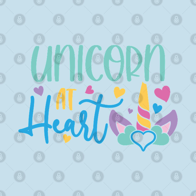 Discover unicorn at heart - Unicorn At Heart - T-Shirt