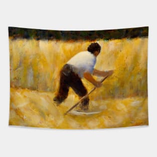 The Mower by Georges-Pierre Seurat Tapestry