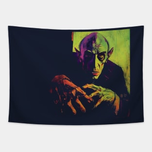 Nosferatu - Retro Style Original Art Tapestry