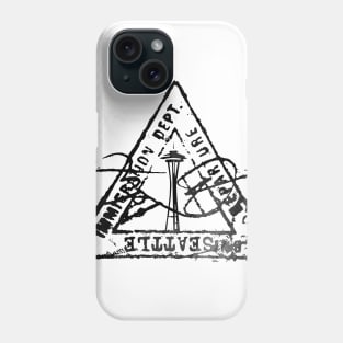 Seattle Passport Stamp Phone Case