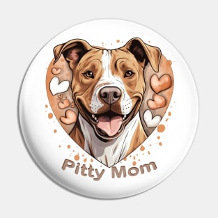 Pitty Mom - Pitbull Pin