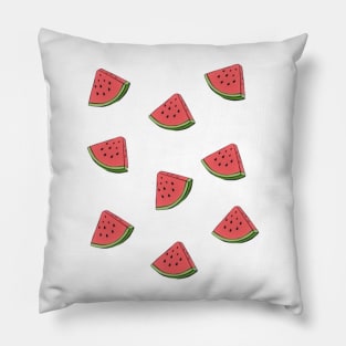 watermelon slices pattern Pillow