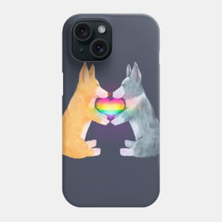 Corgi Pride Heart - Pembroke Welsh Corgi + Cardigan Welsh Corgi Phone Case