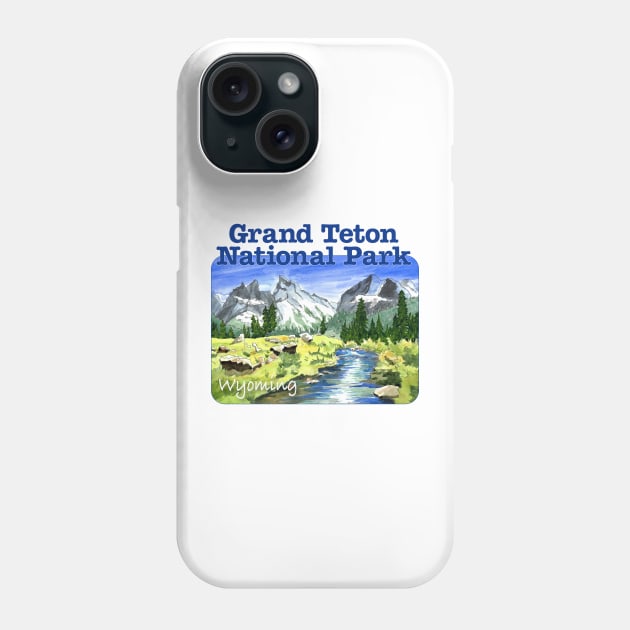 Grand Teton National Park, Wyoming Phone Case by MMcBuck