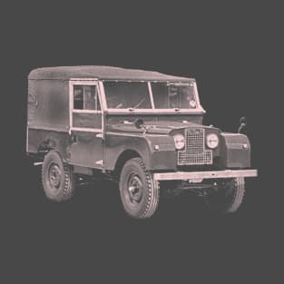 LAND ROVER ENGRAVED STYLE T-Shirt