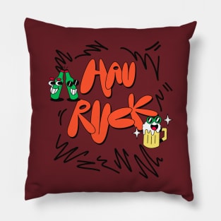 1 2 3 HAU RUCK Pillow