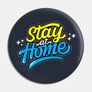 stay at home Pin