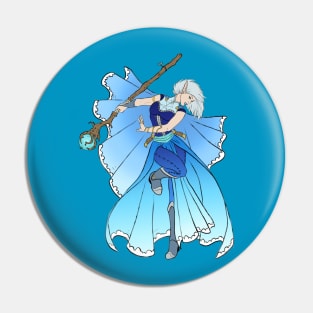 Elven Air Mage Pin