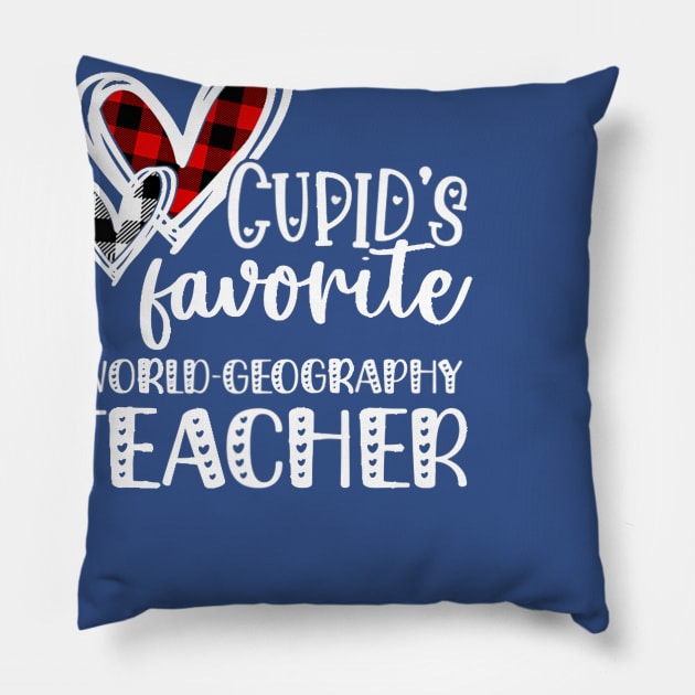 geography teacher  gift Pillow by Conal Eriksen