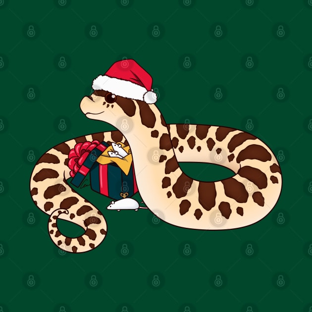 Western Hognose, Normal / Wildtype Christmas Edition by anacecilia