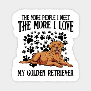 Golden Retriever Magnet