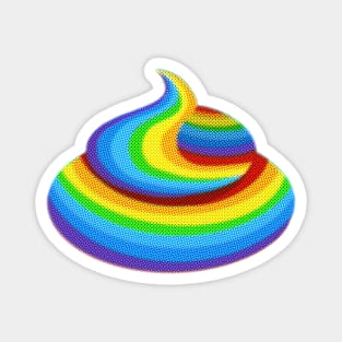 Rainbow Poop Magnet