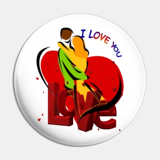 I Love You Pin