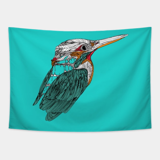 Kingfisher. Tapestry by BGallardo13