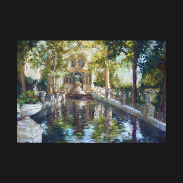 Medici Fountain, Luxemborg Gardens, Paris by Terrimad