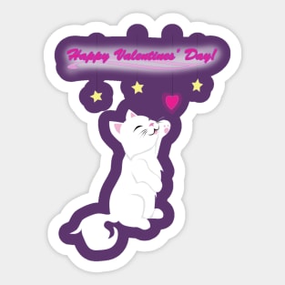 Kawaii Cat Stickers for Sale