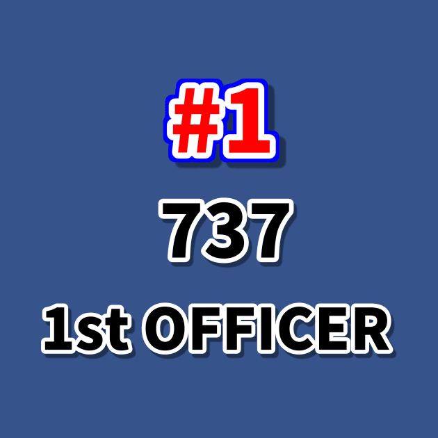 Number one 737 first officer by NumberOneEverything