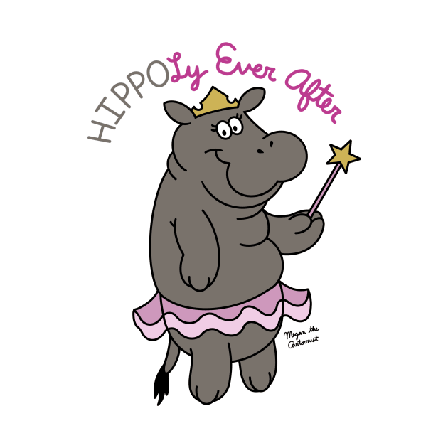 "Hippoly Ever After" Heather the Hippo by MeganCartoonist