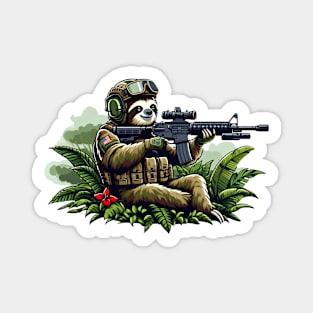 Tactical Sloth Magnet