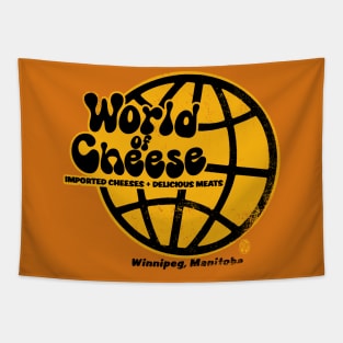 Vintage World of Cheese Tapestry