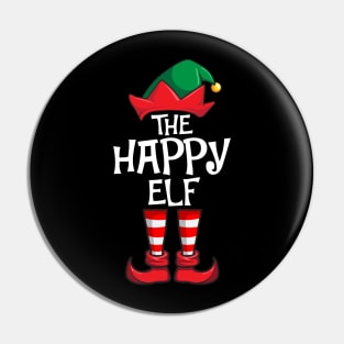 Happy Elf Matching Family Christmas Pin