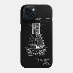 Space Capsule 1963 astrology pluto jupiter astronaut rocket spaceship Phone Case