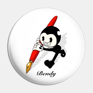 Bendy Youth Pin