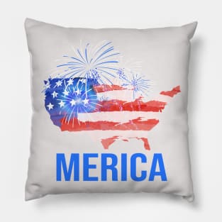 merica flag Pillow