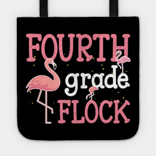 Flamingo 4th Fourth Grade Back To School Tote