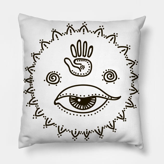 Female #011 Pillow by Olga Berlet