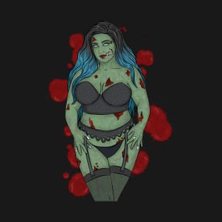 Thick Zombie Pinup T-Shirt