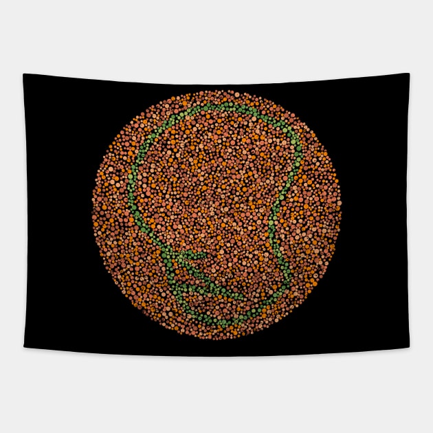 Dignity Color Blind Test Tapestry by Roufxis