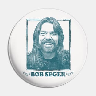 Bob Seger / Vintage Style Fan Design Pin