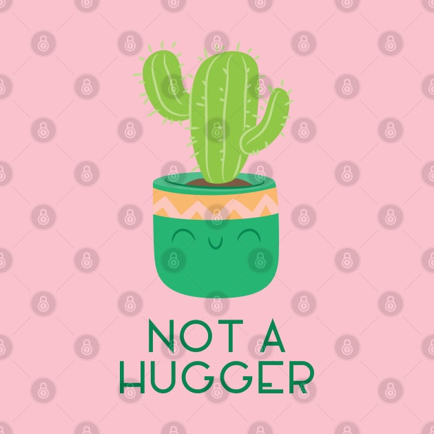 Not a Hugger Cute Cactus Succulent for House Plant Mom by sentinelsupplyco