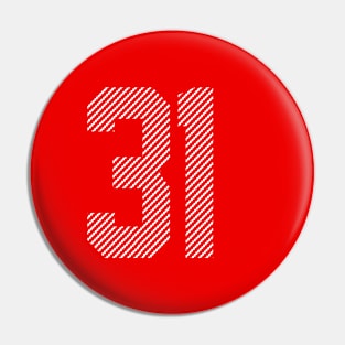 Iconic Number 31 Pin