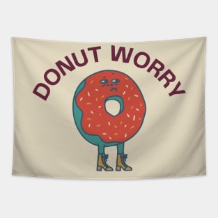 donut worry - funny puns Tapestry