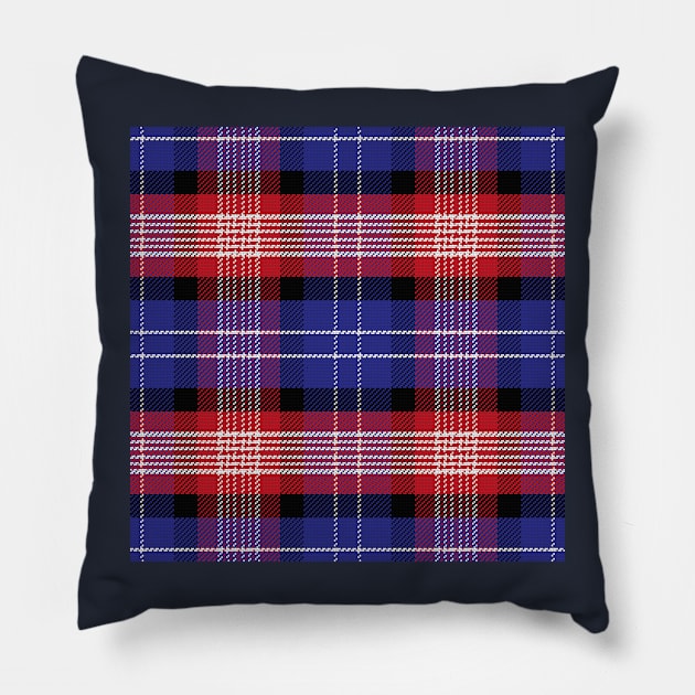 Scottish pattern Saint Andrews Tartan Plaid Pillow by kavalenkava