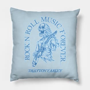 Drayton Farley /// Skeleton Rock N Roll Pillow