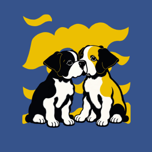 Retro Puppy Kiss T-Shirt