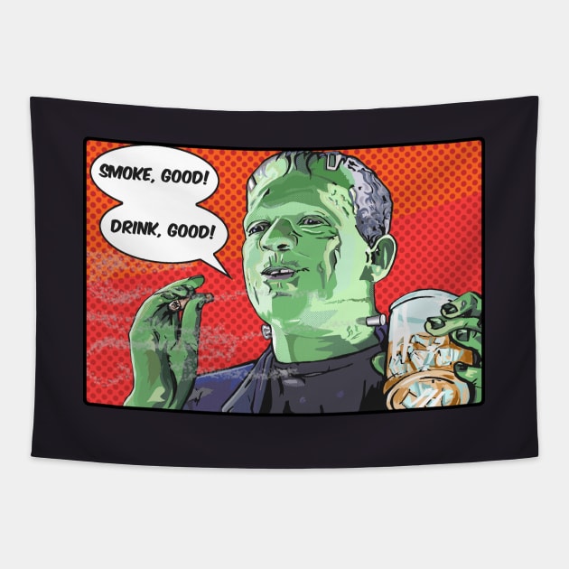 habits...gooood! Tapestry by FanboyMuseum