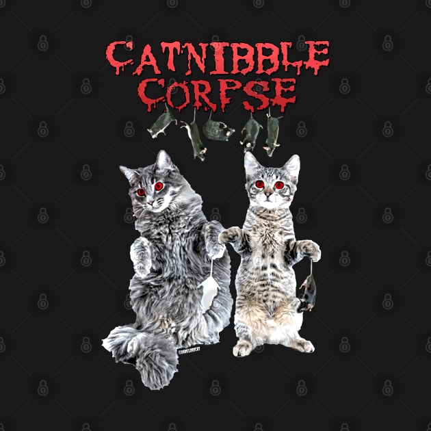 Cat corpse by darklordpug