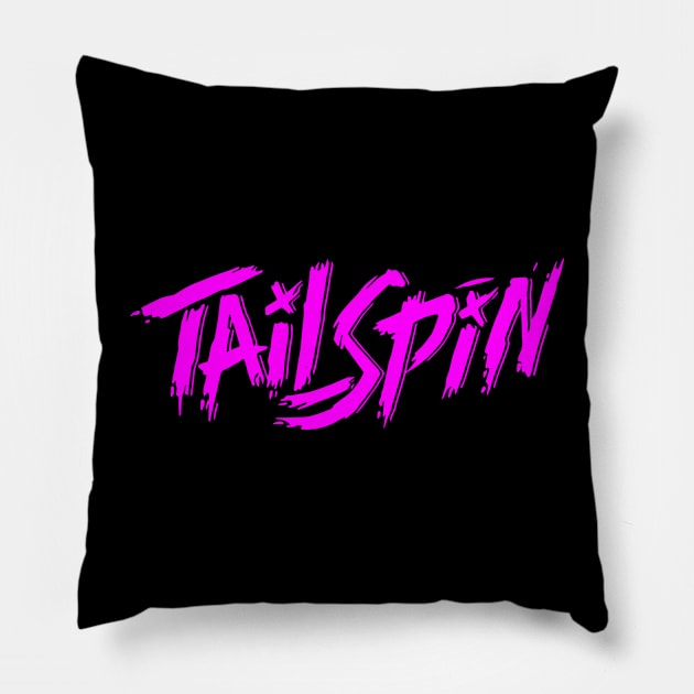 Tailspin Band Philadelphia Hot Pink Logo Pillow by Tailspin Band