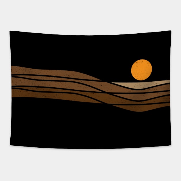 Coffee Sunrise Tapestry by Vanphirst