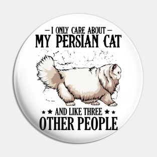 Persian Cat Pin