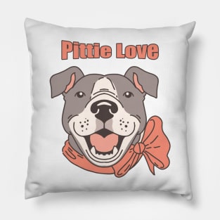 Pitbull T-shirts Pittie Love Pillow