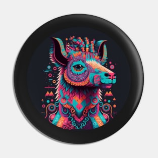 A llama feeling the rhythm Pin