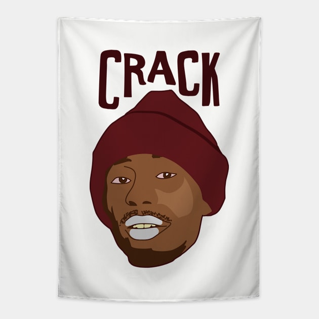 Tyrone Biggums Crackhead Tapestry by Zen Cosmos Official